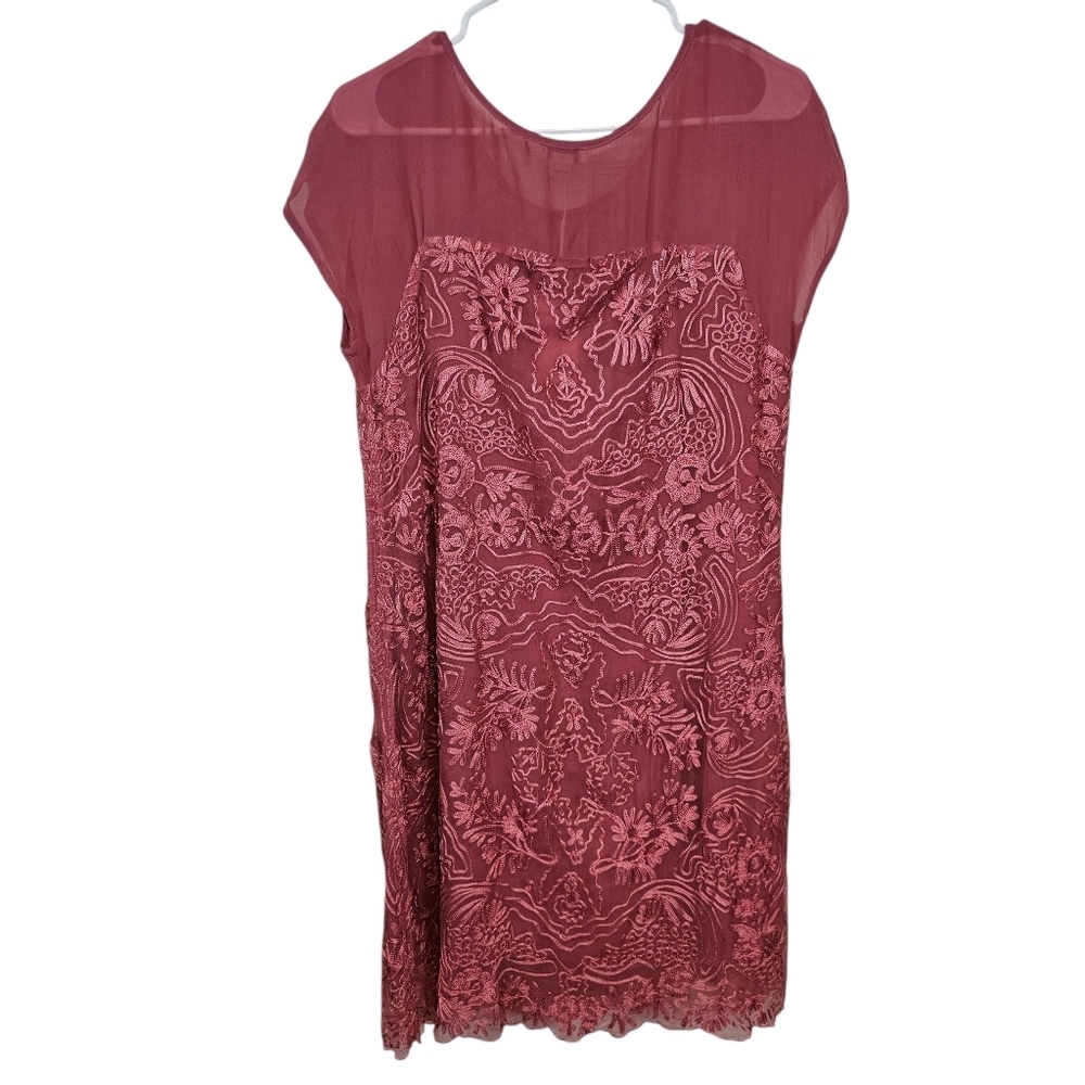 Sundance Lilian Rose Embroidered Mesh Dress - Picture 3 of 7